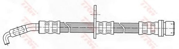 Furtun frana TOYOTA RAV 4 I Cabrio (SXA1) (1997 - 2000) TRW PHD411 piesa NOUA