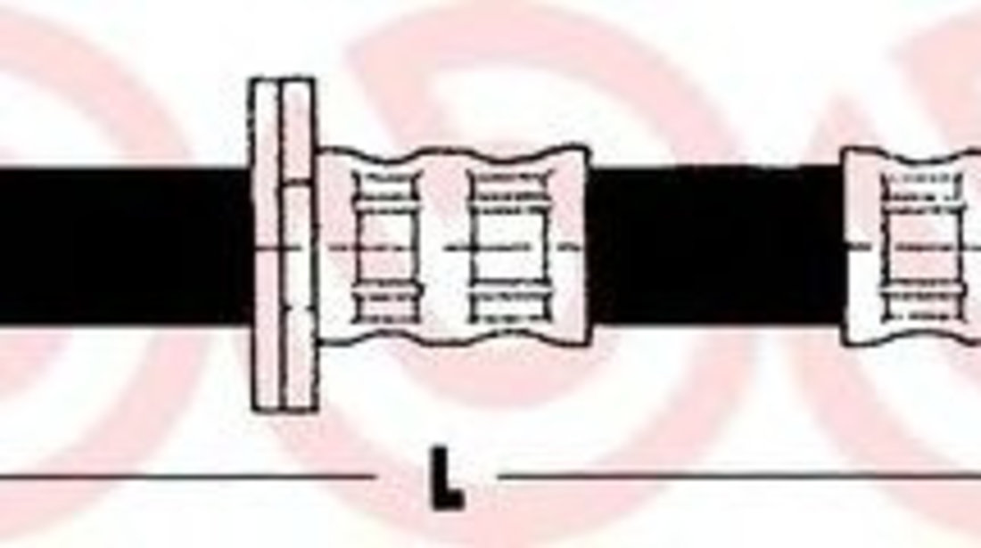 Furtun frana TOYOTA YARIS (P1) (1999 - 2005) BREMBO T 83 092 piesa NOUA