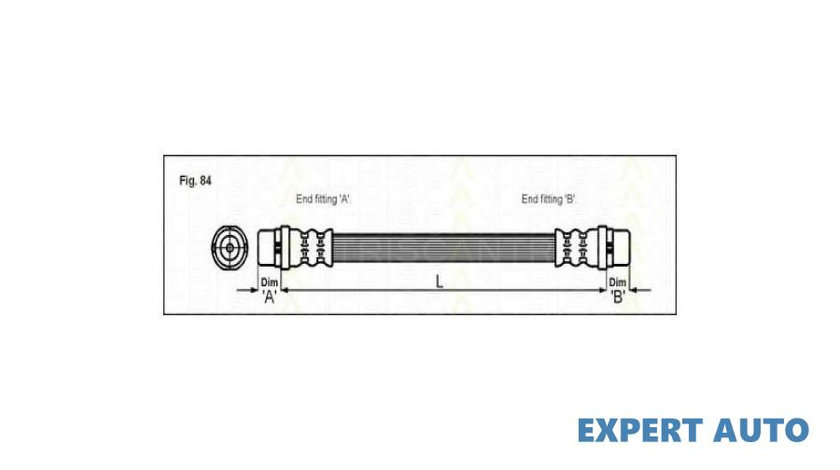 Furtun frana Volkswagen VW CORRADO (53I) 1987-1995 #2 03Q22105