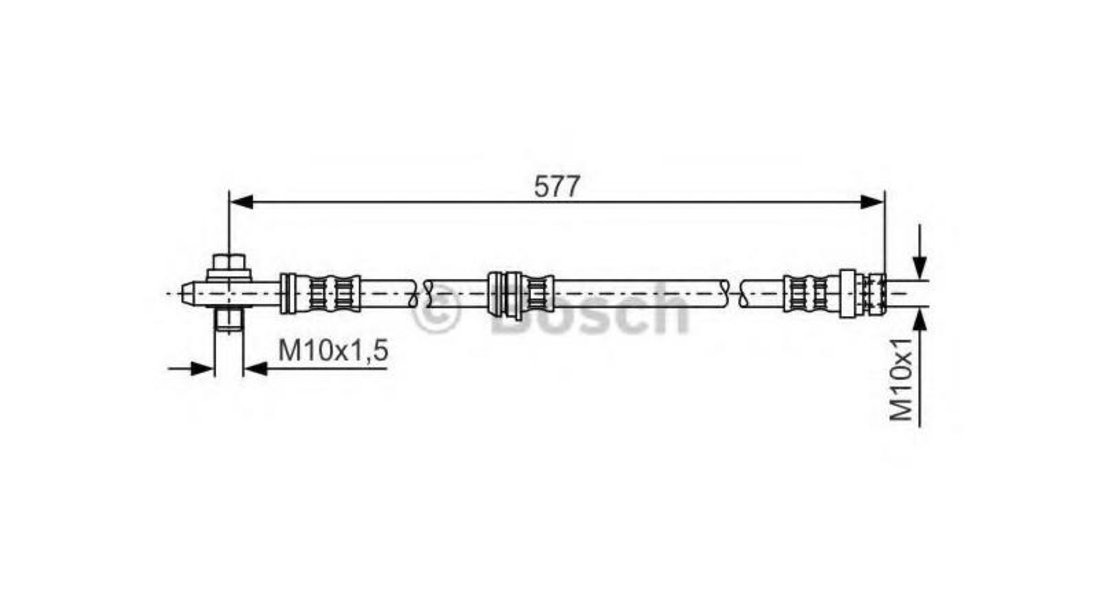 Furtun frana Volkswagen VW JETTA III (1K2) 2005-2010 #3 13308547102