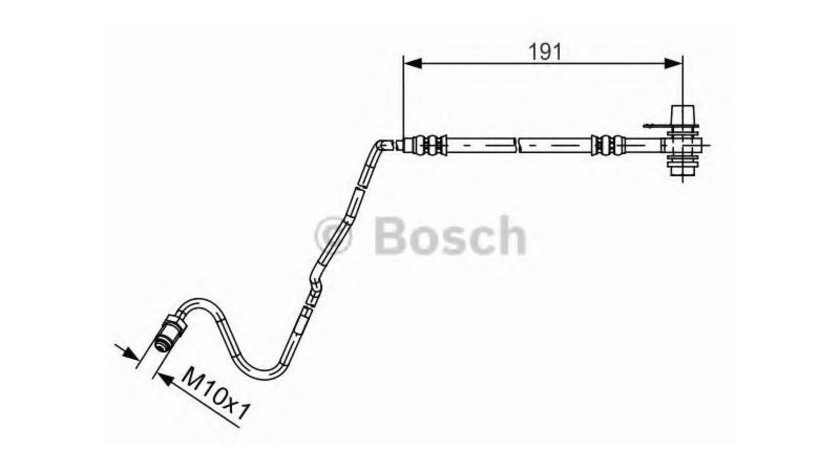 Furtun frana Volkswagen VW POLO (9N_) 2001-2012 #3 1330854315