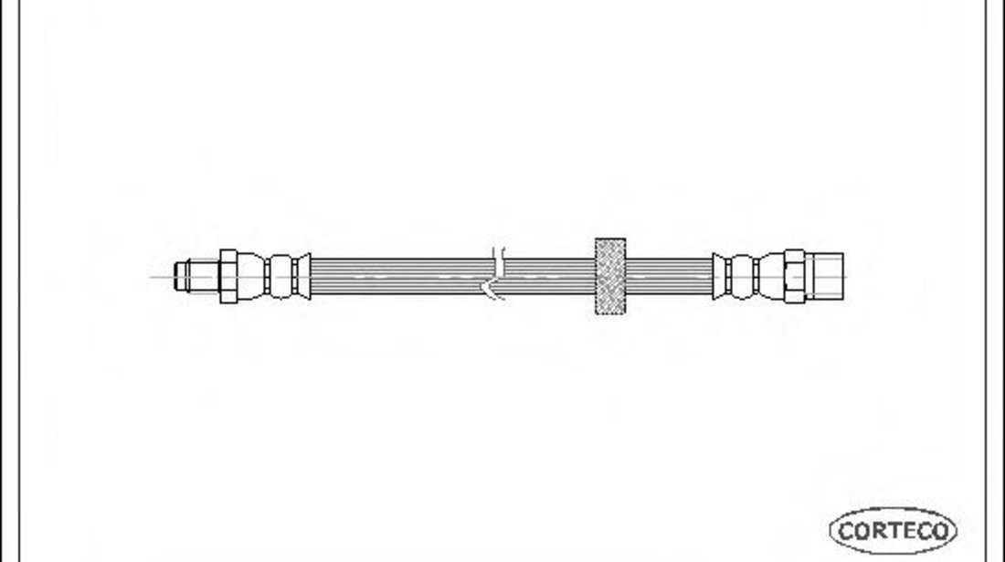 Furtun frana VOLVO V70 II (SW) (2000 - 2007) CORTECO 19027752 piesa NOUA