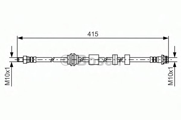 Furtun frana VOLVO XC70 II (2007 - 2016) BOSCH 1 987 481 425 piesa NOUA