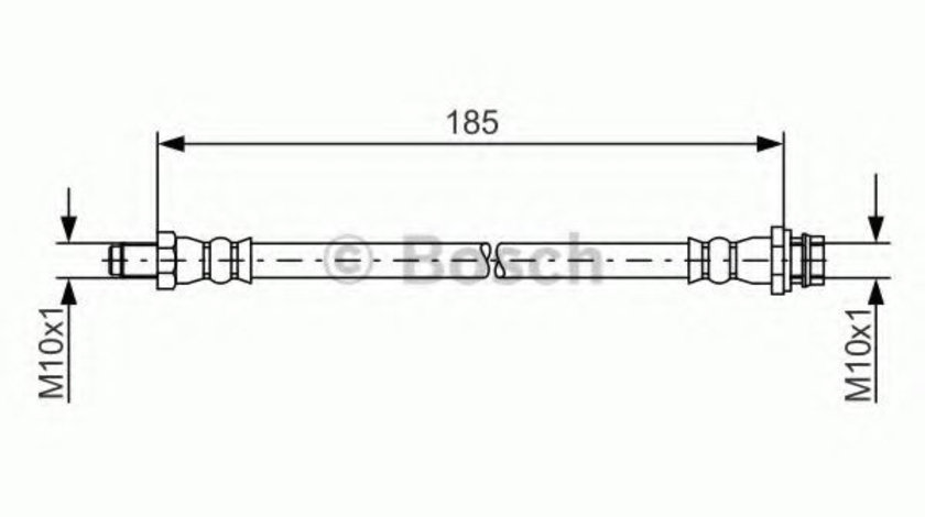 Furtun frana VOLVO XC70 II (2007 - 2016) BOSCH 1 987 481 564 piesa NOUA