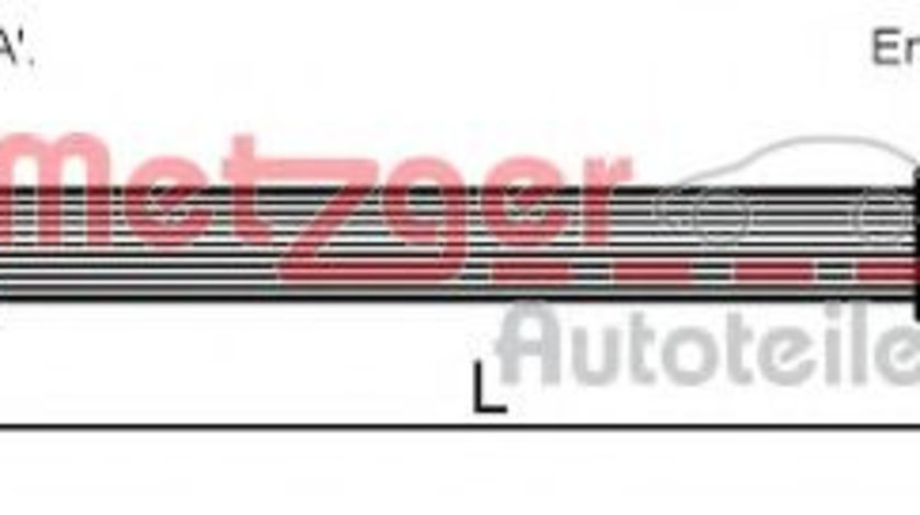 Furtun frana VW BORA (1J2) (1998 - 2005) METZGER 4116210 piesa NOUA