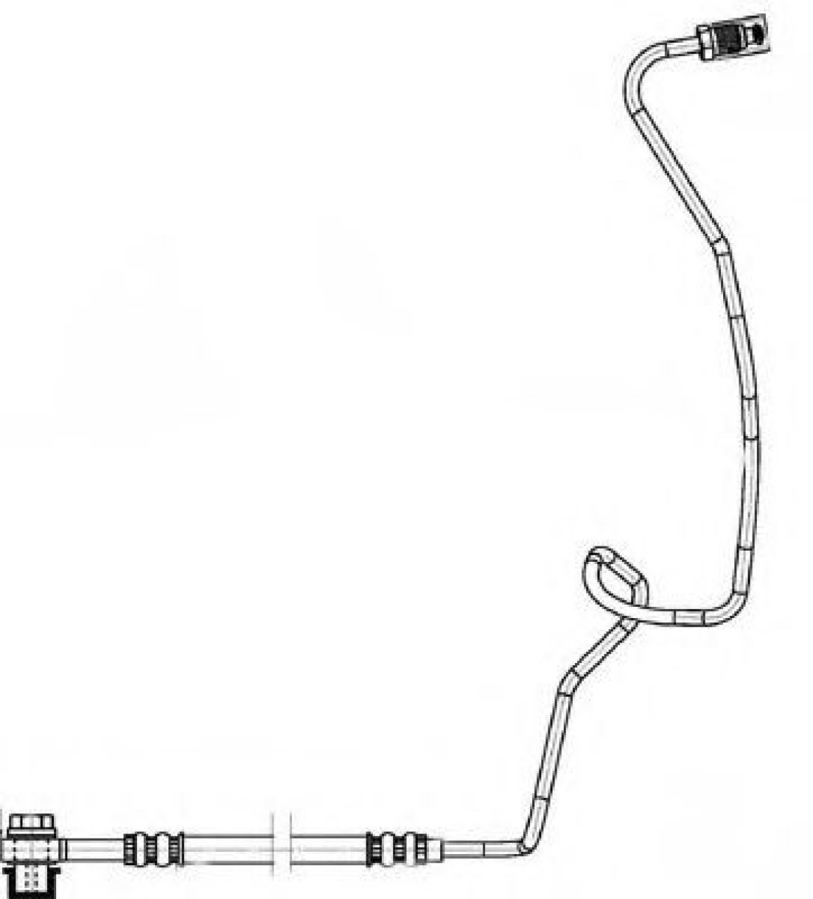 Furtun frana VW BORA Combi (1J6) (1999 - 2005) FERODO FHY2518 piesa NOUA