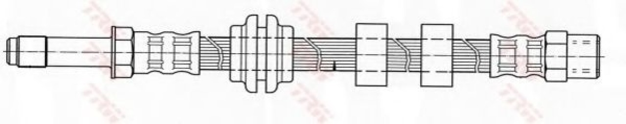 Furtun frana VW CADDY II Combi (9K9B) (1995 - 2004) TRW PHB345 piesa NOUA