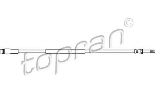 Furtun frana VW CRAFTER 30-50 platou / sasiu (2F) (2006 - 2016) TOPRAN 111 060 piesa NOUA