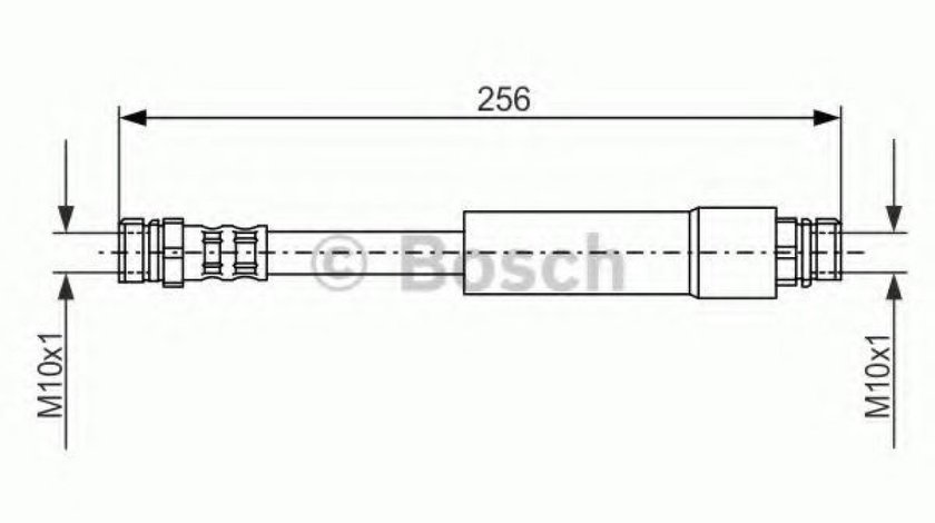 Furtun frana VW GOLF VI Variant (AJ5) (2009 - 2013) BOSCH 1 987 476 284 piesa NOUA