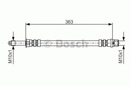 Furtun frana VW LT II bus (2DB, 2DE, 2DK) (1996 - 2006) BOSCH 1 987 476 295 piesa NOUA