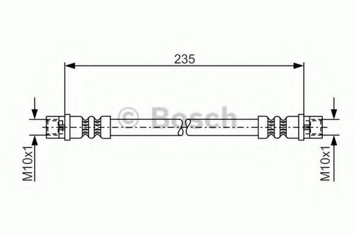Furtun frana VW LT II bus (2DB, 2DE, 2DK) (1996 - 2006) BOSCH 1 987 481 008 piesa NOUA