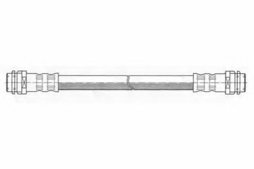 Furtun frana VW NEW BEETLE (9C1, 1C1) (1998 - 2010) FERODO FHY2208 piesa NOUA
