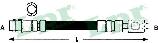 Furtun frana VW NEW BEETLE Cabriolet (1Y7) (2002 - 2010) LPR 6T46734 piesa NOUA