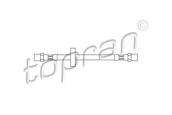 Furtun frana VW PASSAT (3A2, 35I) (1988 - 1997) TOPRAN 103 634 piesa NOUA