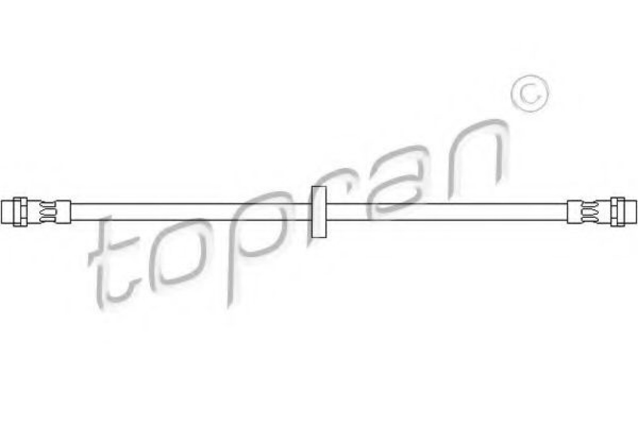Furtun frana VW PASSAT (3A2, 35I) (1988 - 1997) TOPRAN 103 839 piesa NOUA