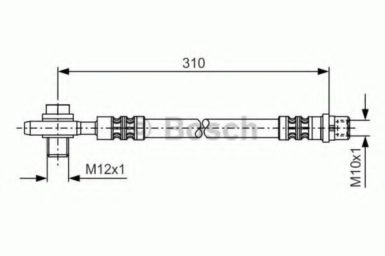 Furtun frana VW PASSAT Variant (3B5) (1997 - 2001) BOSCH 1 987 476 308 piesa NOUA