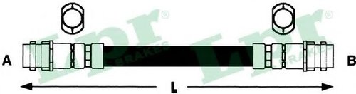 Furtun frana VW POLO (6N1) (1994 - 1999) LPR 6T46735 piesa NOUA
