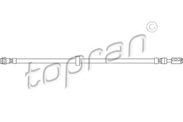 Furtun frana VW POLO (6N2) (1999 - 2001) TOPRAN 108 913 piesa NOUA