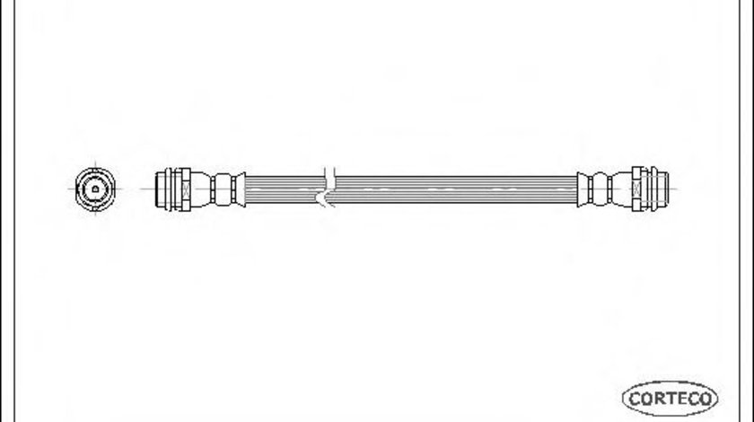 Furtun frana VW POLO (9N) (2001 - 2012) CORTECO 19025904 piesa NOUA