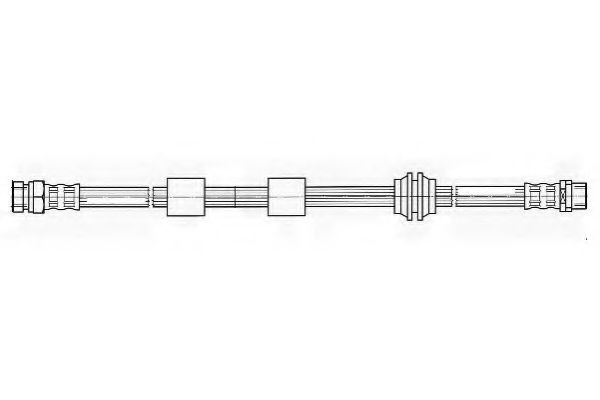 Furtun frana VW SHARAN (7M8, 7M9, 7M6) (1995 - 2010) FERODO FHY2206 piesa NOUA