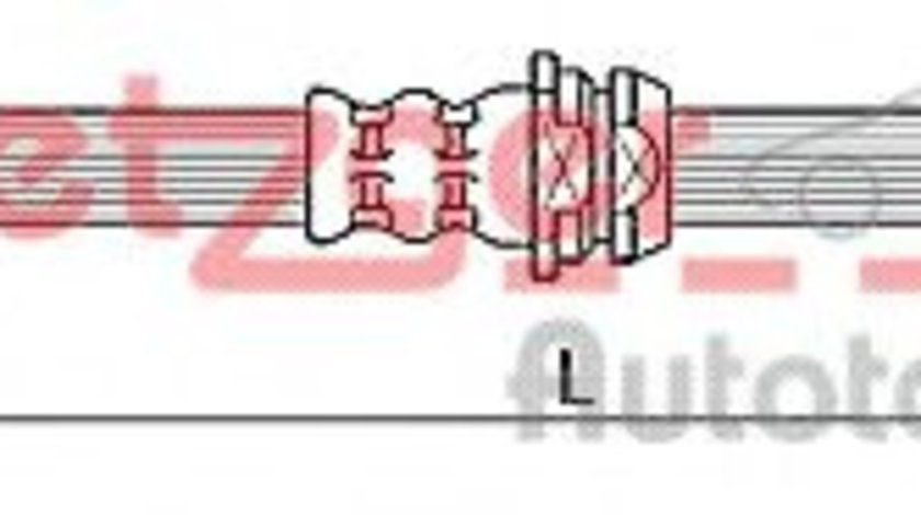 Furtun frana VW TIGUAN (5N) (2007 - 2016) METZGER 4110439 piesa NOUA