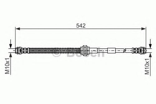 Furtun frana VW TOUAREG (7LA, 7L6, 7L7) (2002 - 2010) BOSCH 1 987 476 325 piesa NOUA