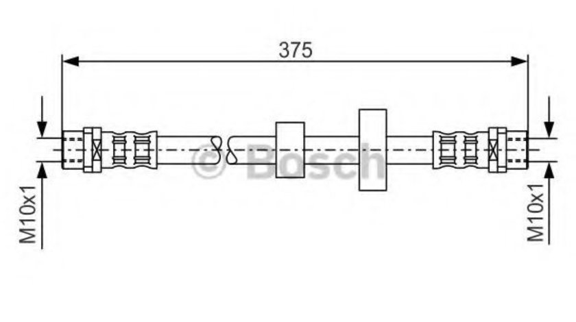 Furtun frana VW TRANSPORTER IV bus (70XB, 70XC, 7DB, 7DW, 7DK) (1990 - 2003) BOSCH 1 987 476 698 piesa NOUA