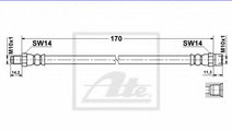 Furtun frana VW TRANSPORTER IV caroserie (70XA) (1...