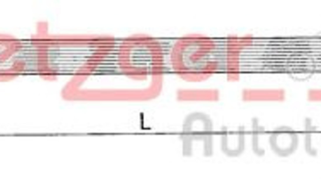 Furtun frana VW TRANSPORTER V bus (7HB, 7HJ, 7EB, 7EJ, 7EF, 7EG, 7HF, 7EC) (2003 - 2016) METZGER 4110363 piesa NOUA