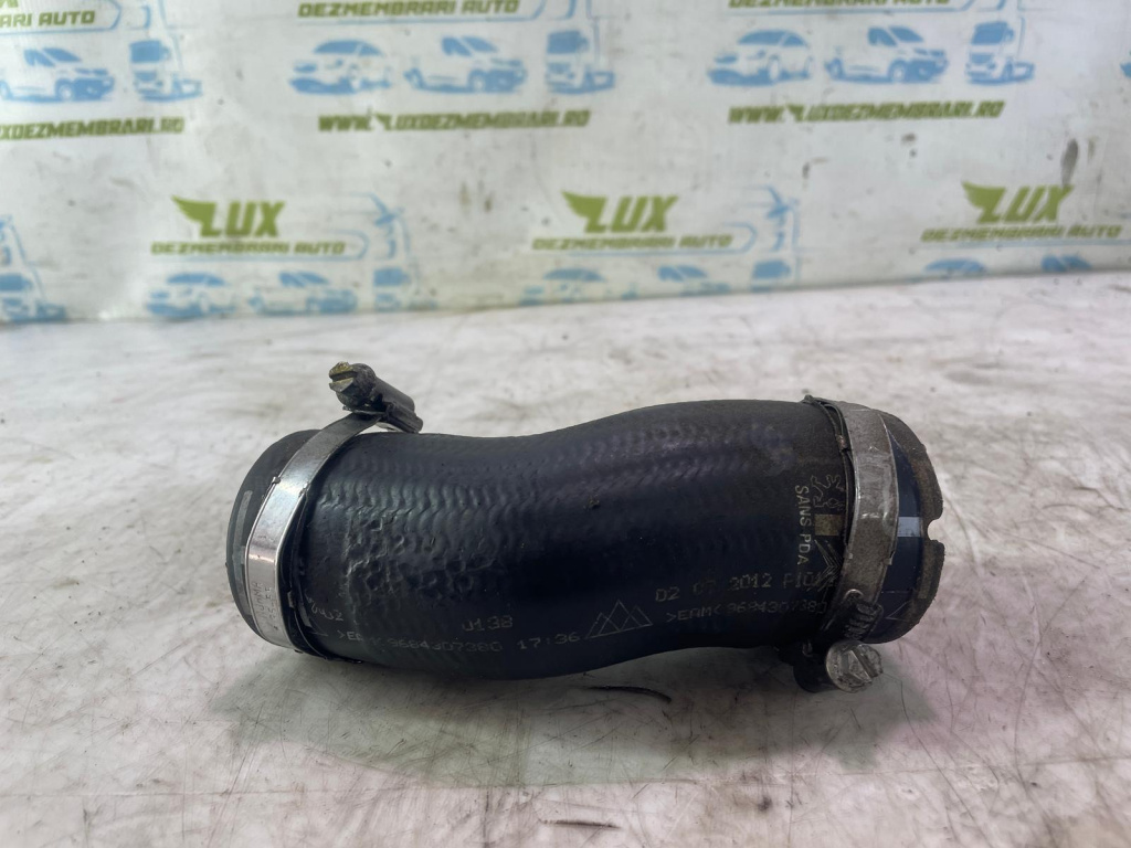 Furtun intercooler 9684307380 1.6 hdi 9h05 Peugeot 508 [2010 - 2014] 1.6 hdi 9h05