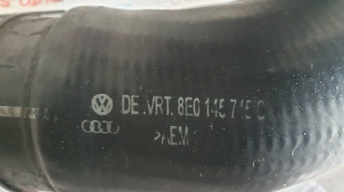 Furtun intercooler Audi A4 B6 1.9 TDi 101 cai cod motor AVB cod piesa : 8e0145745c