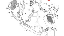 Furtun intercooler Audi A4 B7 (8E) Sedan 2008 2.0 ...