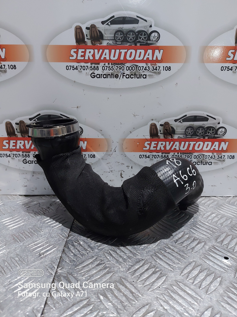 Furtun intercooler Audi A6 (2004-2011) [4F2, C6] 3.0 Motorina 2006, 4F0145737C