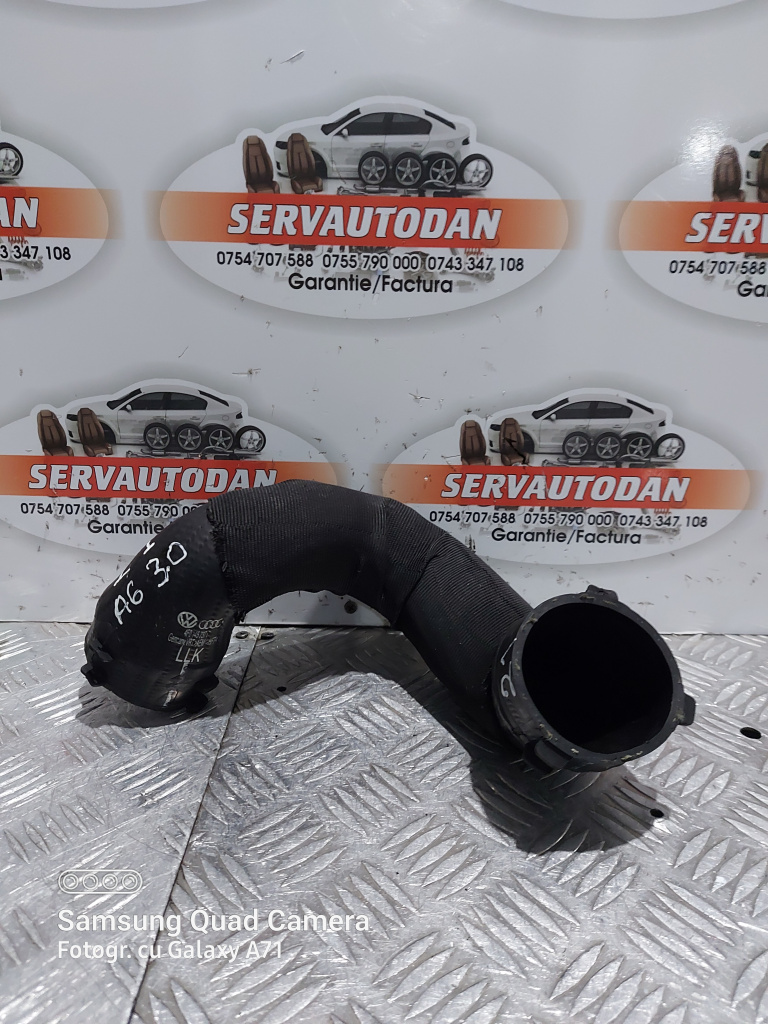 Furtun intercooler Audi A6 (2004-2011) [4F2, C6] 3.0 Motorina 2006, 4F0145737C