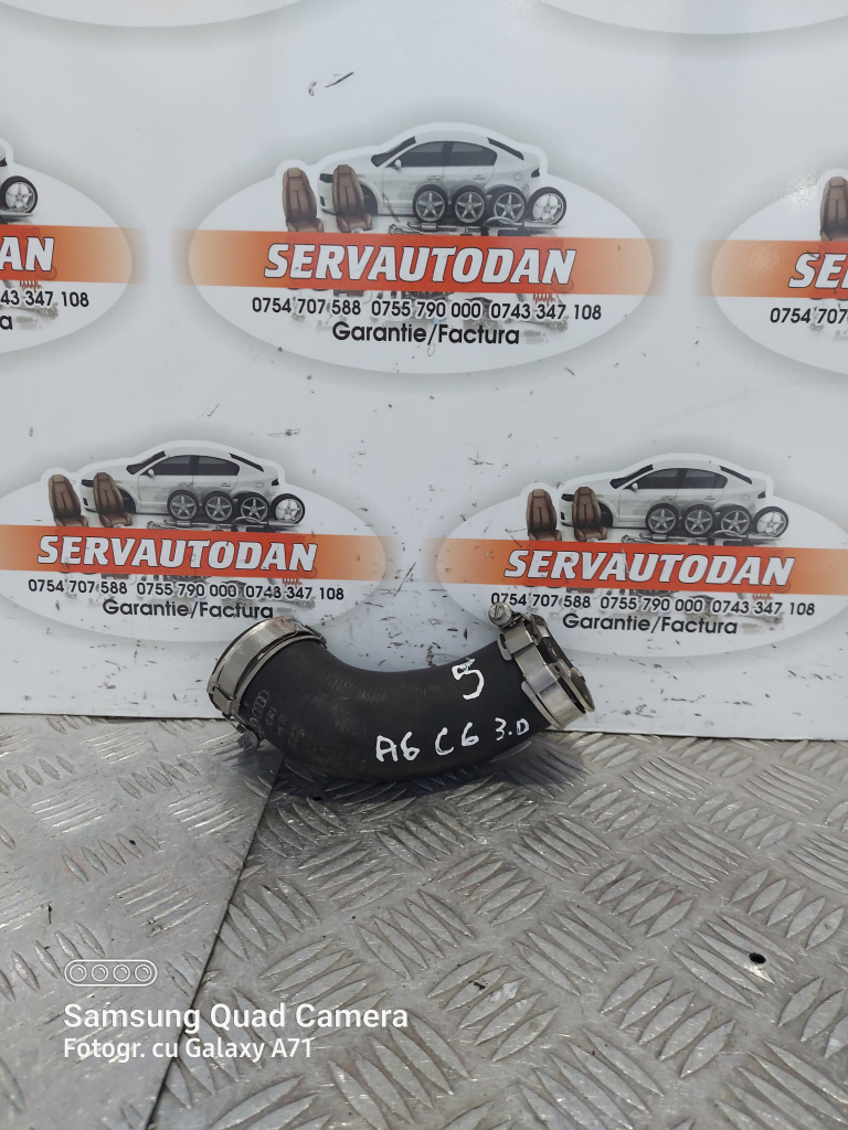 Furtun intercooler Audi A6 (2004-2011) [4F2, C6] 3.0 Motorina 2006, 4F0145944A