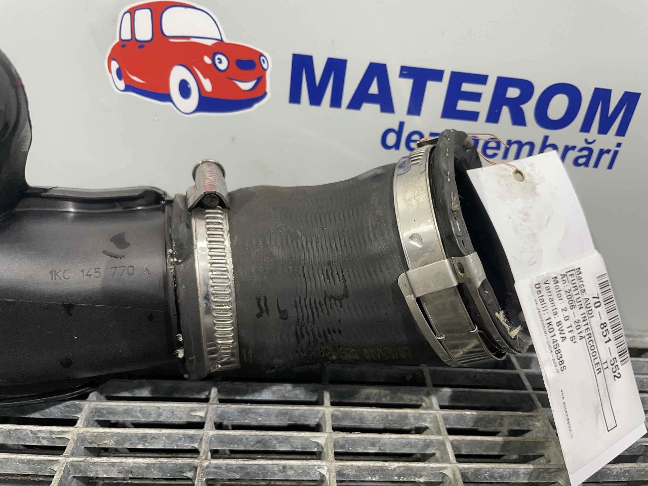 FURTUN INTERCOOLER AUDI TT 2.0 TFSI - (2006 2014)