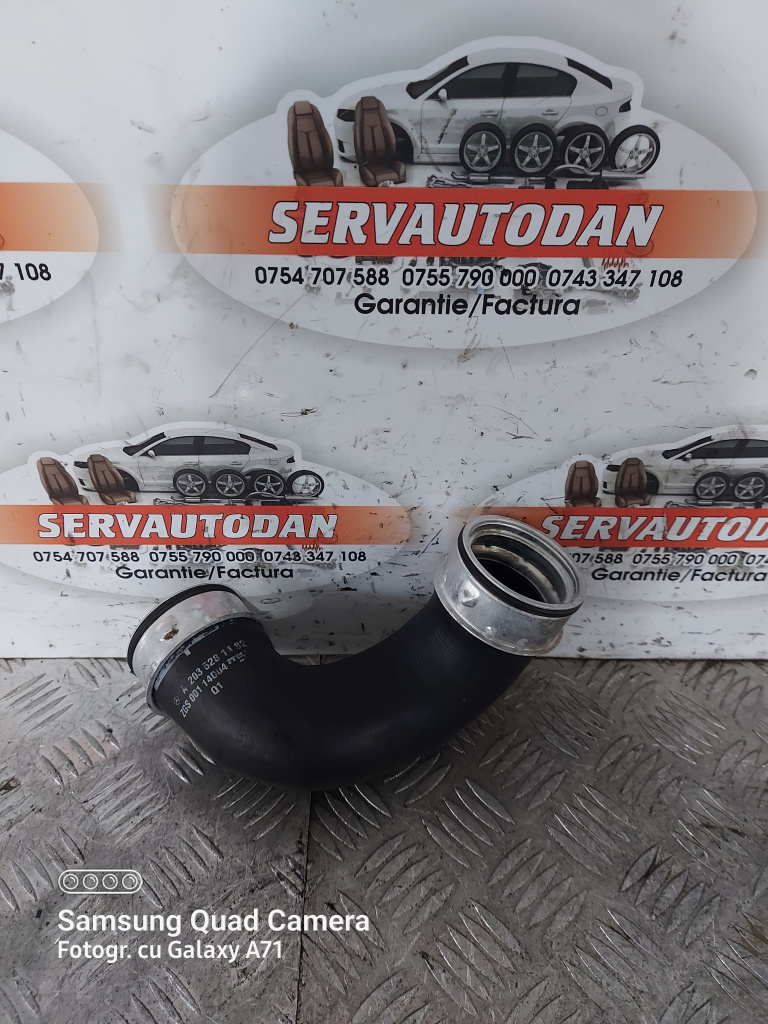Furtun intercooler Mercedes-Benz C-Class (2001-2007) [W203] 2.2 Motorina 2004, A2035281482