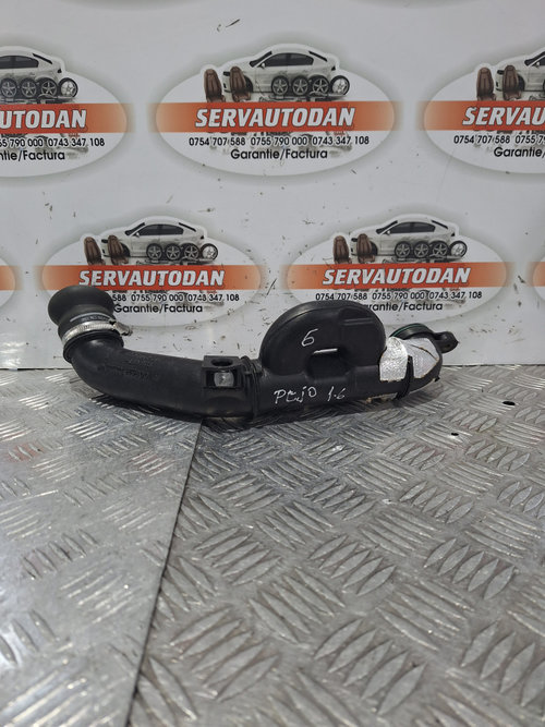 Furtun intercooler Peugeot 307 facelift (2006-2008) 1.6 Motorina 2008, 9657083280