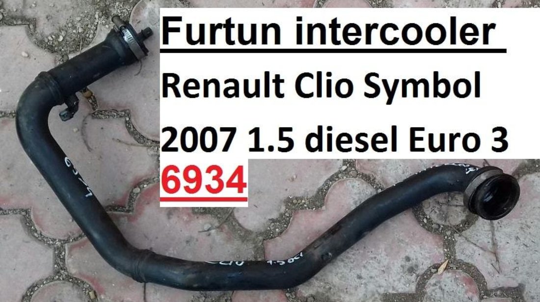 Furtun intercooler Renault Clio Symbol