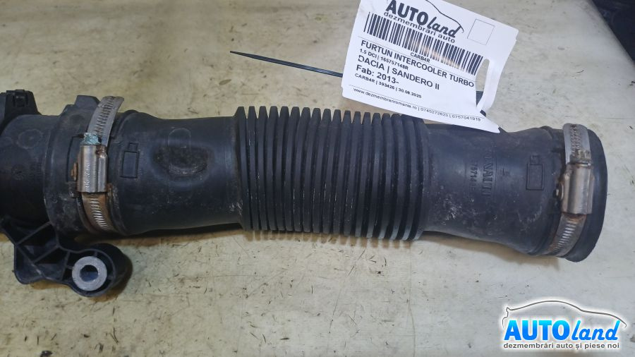 Furtun Intercooler Turbo 165757148r 1.5 DCI Dacia SANDERO II 2013