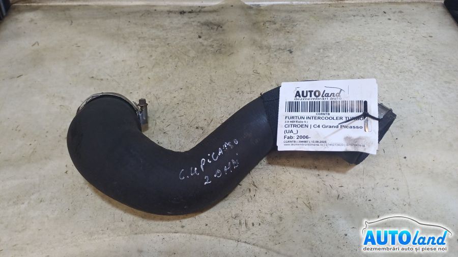 Furtun Intercooler Turbo 2.0 HDI Euro 5 Citroen C4 Grand Picasso UA 2006