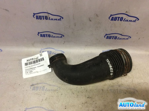 Furtun Intercooler Turbo 7l6129628a 5.0 TDI. Admisie Aer Volkswagen TOUAREG 7LA,7L6,7L7 2002