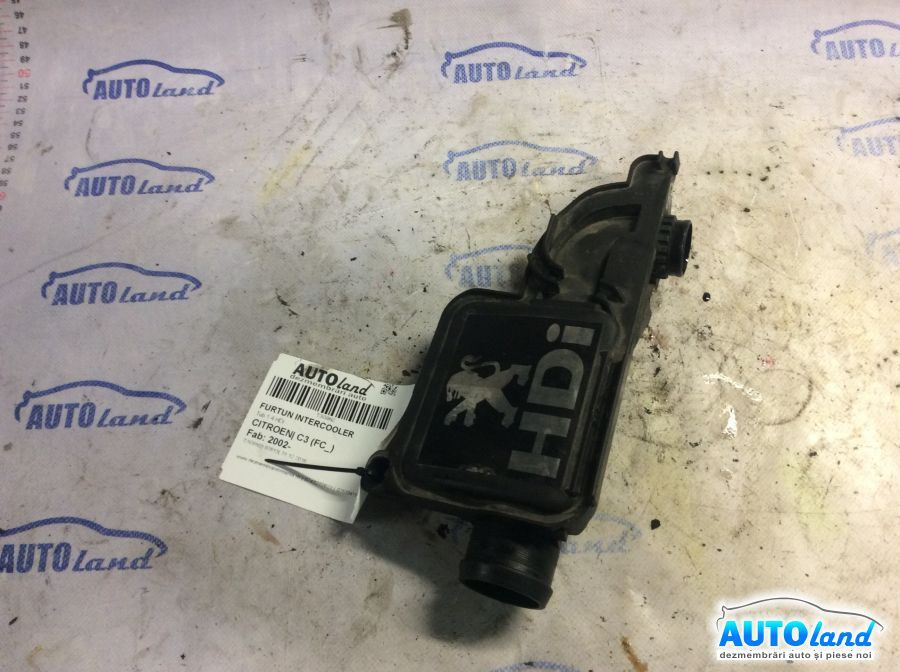 Furtun Intercooler Turbo 9647507680 Tub 1.4 HDI Citroen C3 FC 2002