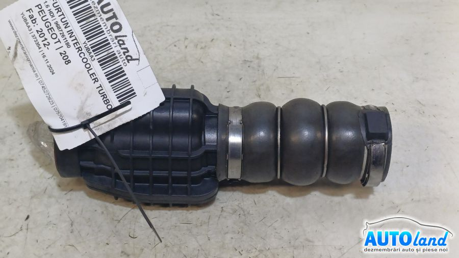 Furtun Intercooler Turbo 9687261180 1.6 HDI Peugeot 208 2012