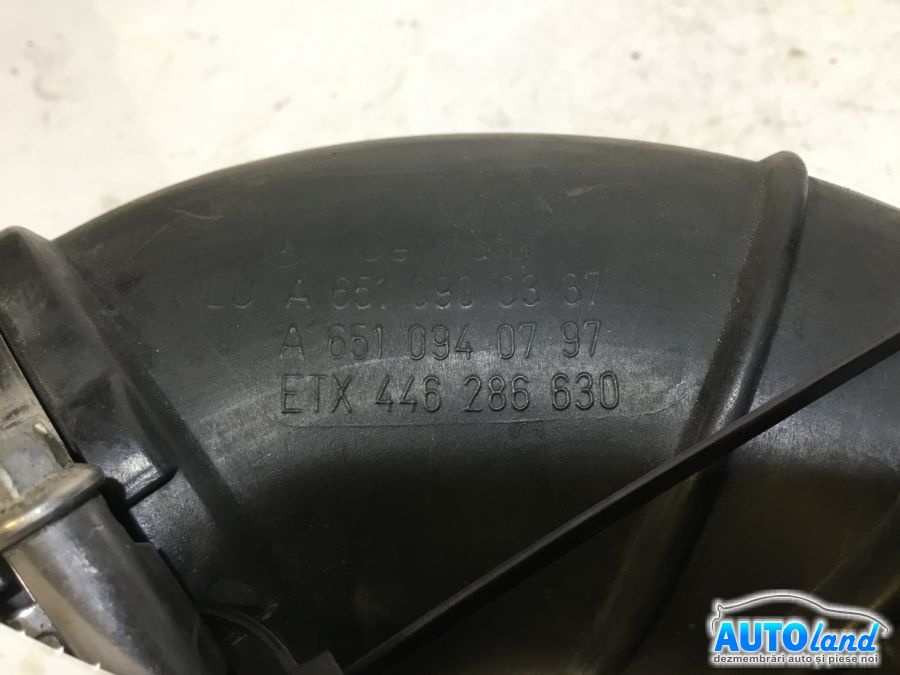 Furtun Intercooler Turbo A6510940797 2.2 CDI Mercedes-Benz C-CLASS W203 2000