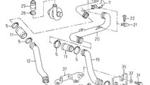 Furtun intercooler Volkswagen Golf 3 1.9 TDI 1z 19...