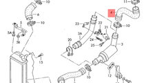 Furtun intercooler Volkswagen Polo 1.4 TDI AMF 200...