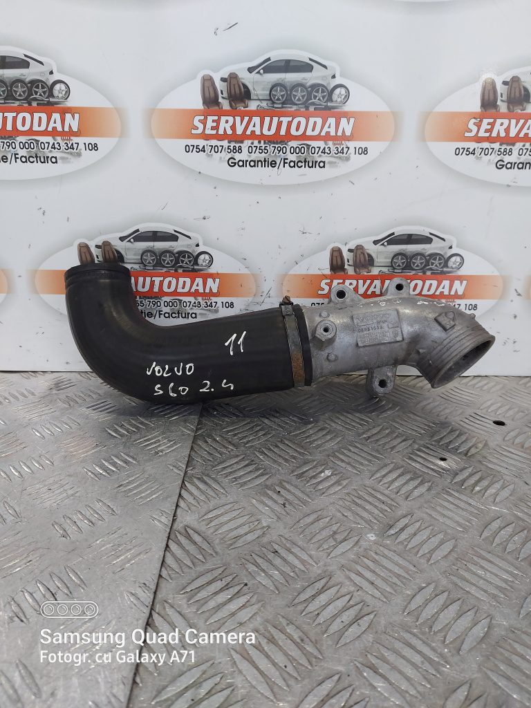 Furtun intercooler Volvo S60 (2000-2010) 2.4 Motorina 2005, 08631538