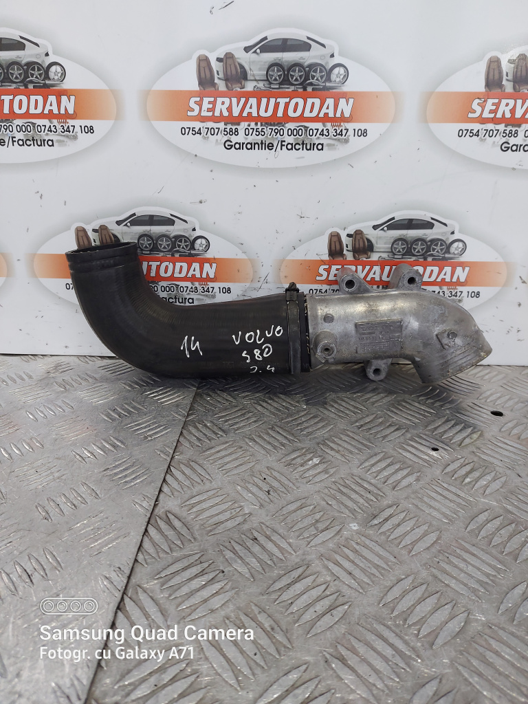 Furtun intercooler Volvo S80 2 (2006->) 2.4 Motorina 2008, 08631538