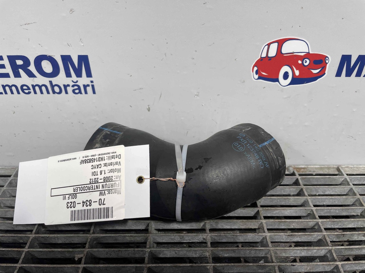 FURTUN INTERCOOLER VW GOLF VI 1.6 TDI - (2008 2012)